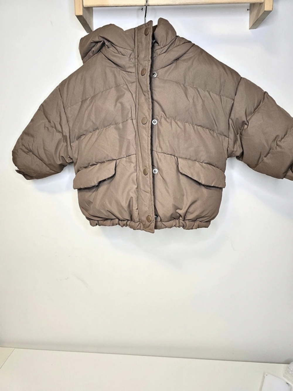 Zara Baby Puffer Jacket Brown 12-18M